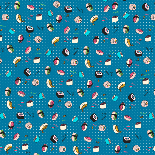 FAT QUARTER SUSHI 601