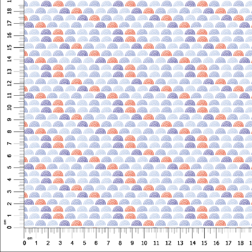 Tela de algodón arcos colores ELDORIS 101